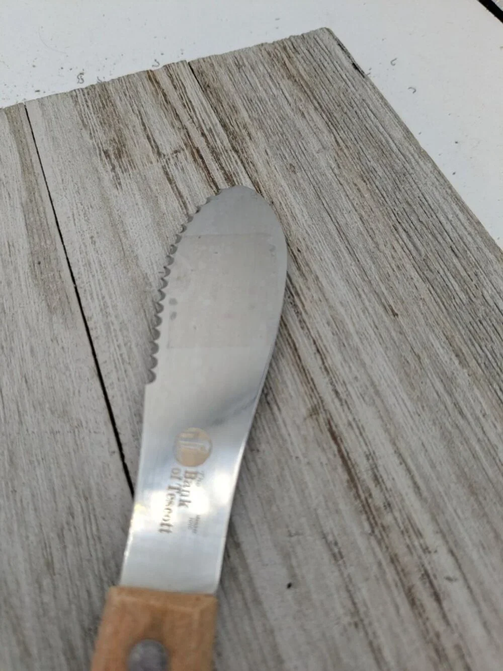 All Purpose Spreader Sandwich Knife Wood Handle 7 1/2